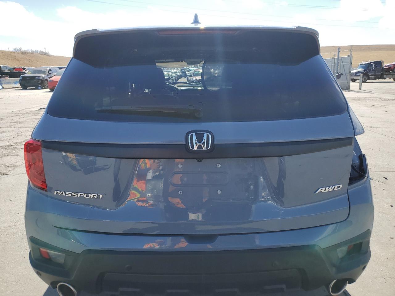2023 HONDA PASSPORT EXL VIN:5FNYF8H57PB008950