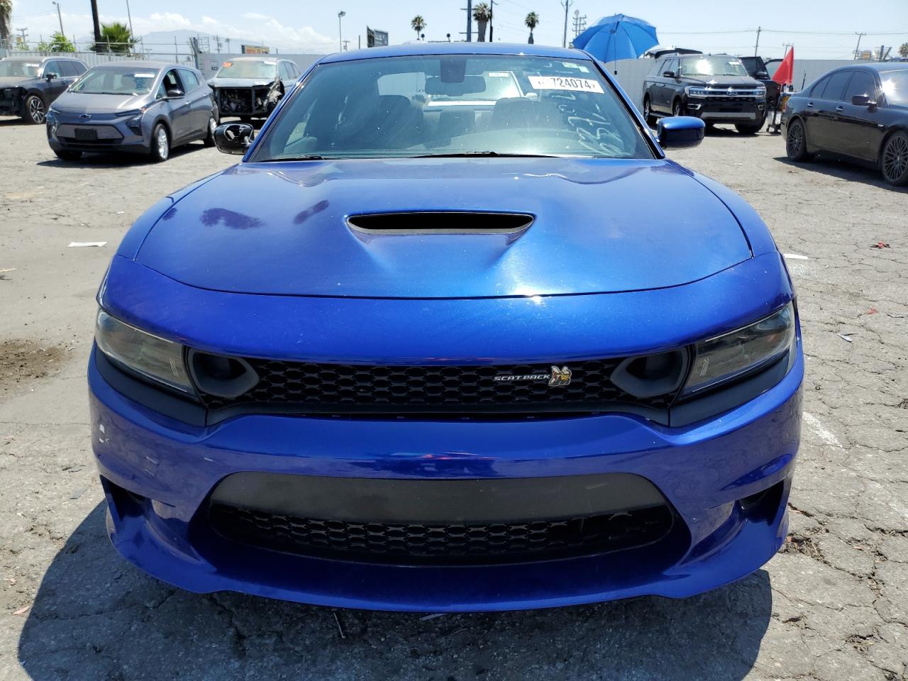 2022 DODGE CHARGER SCAT PACK VIN:2C3CDXGJ8NH220938