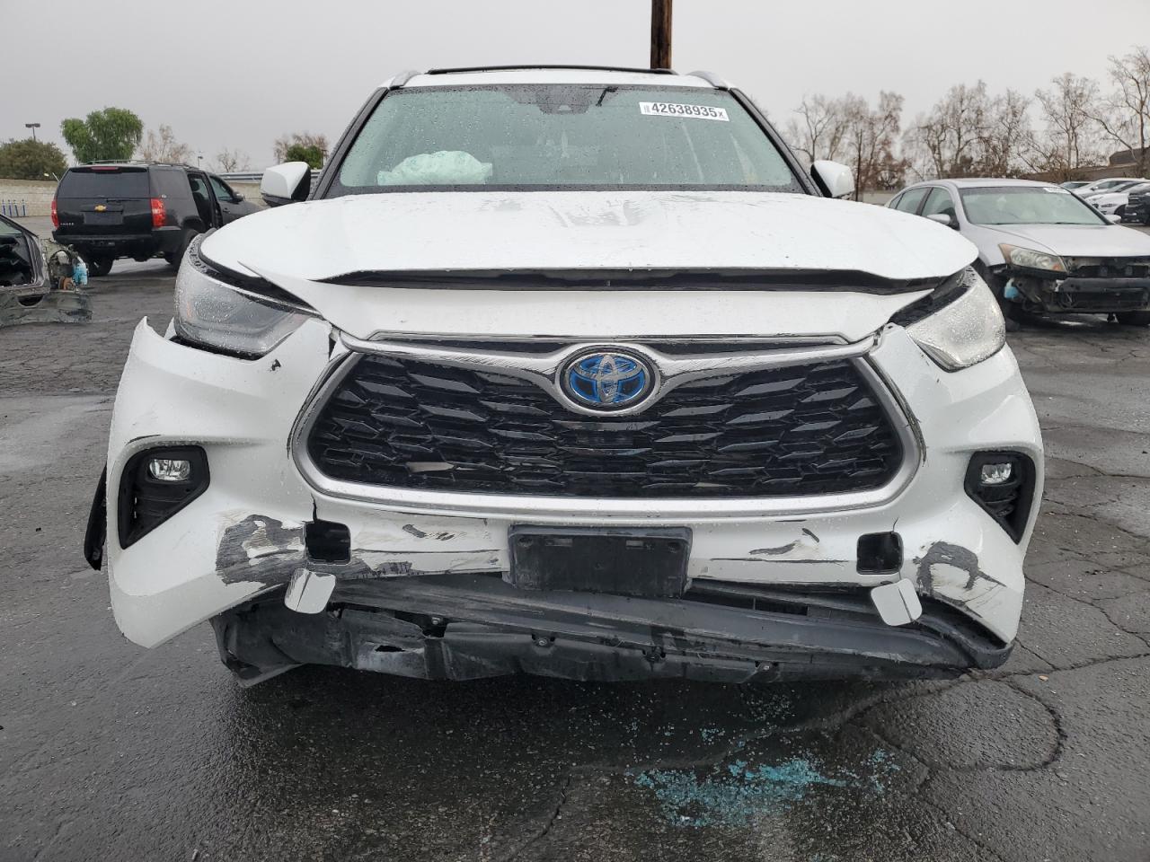 2022 TOYOTA HIGHLANDER HYBRID XLE VIN:5TDHARAHXNS510711