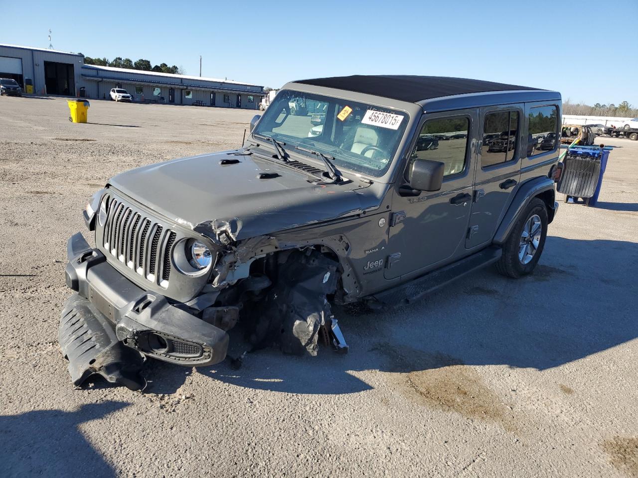 2022 JEEP WRANGLER UNLIMITED SAHARA VIN:1C4HJXEG2NW115847