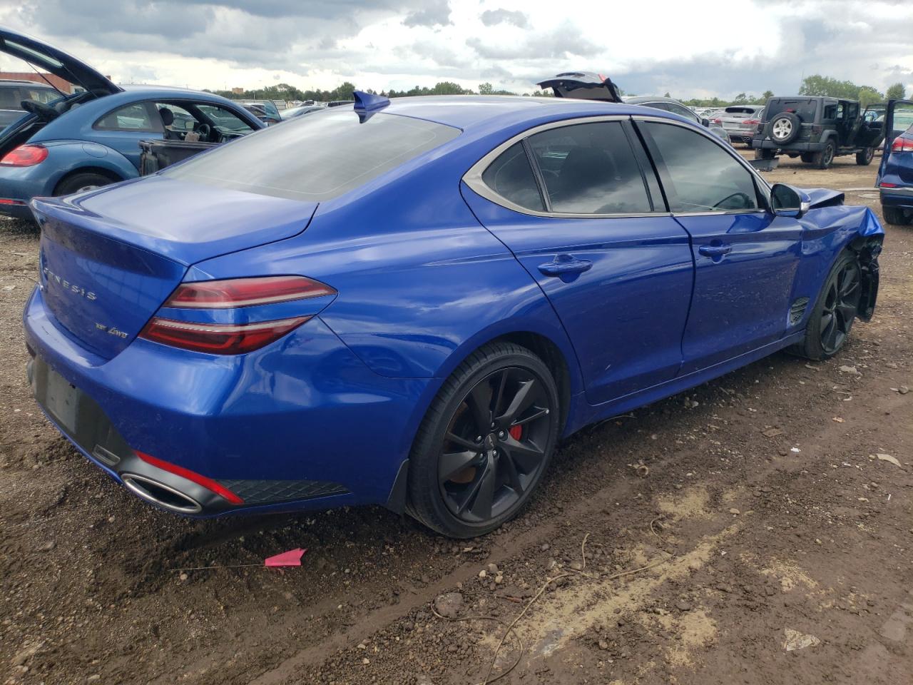 2022 GENESIS G70 BASE VIN:KMTG54TE1NU098617