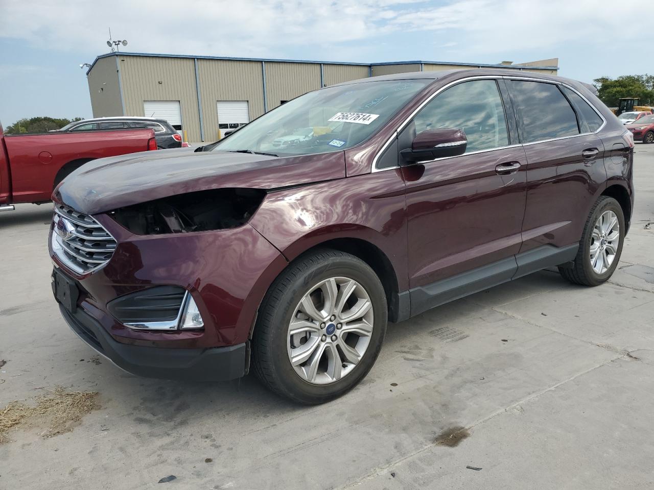 2022 FORD EDGE TITANIUM VIN:2FMPK4K92NBB03997