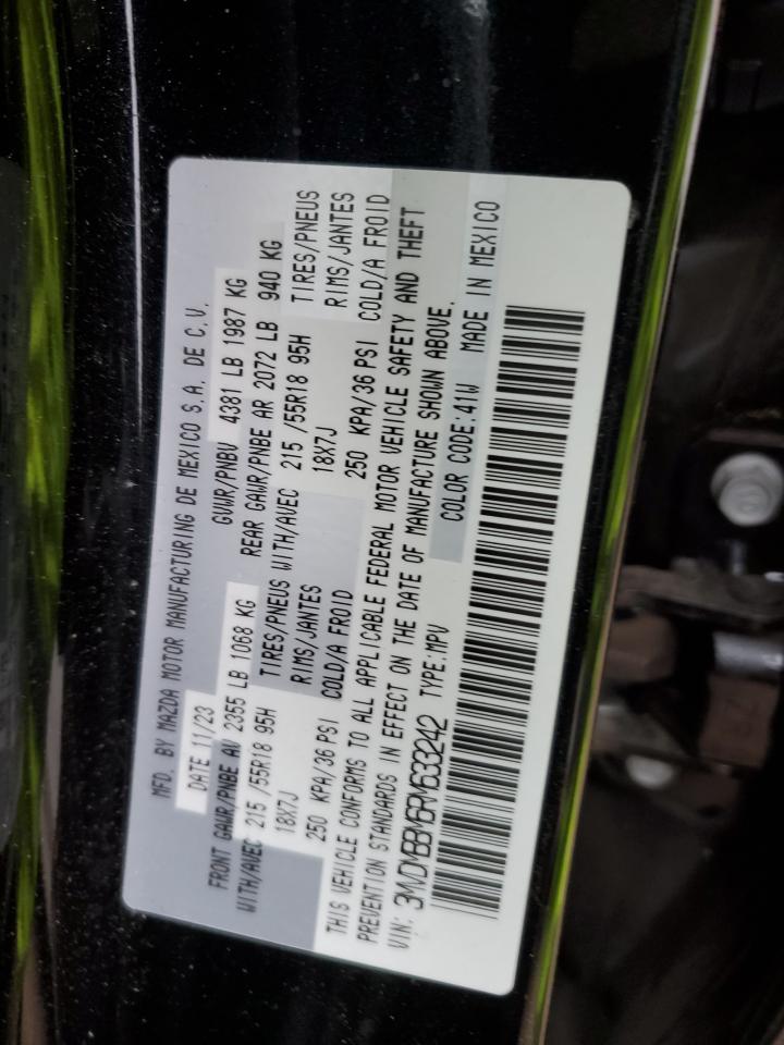 2024 MAZDA CX-30 SELECT VIN:3MVDMBBM6RM633242