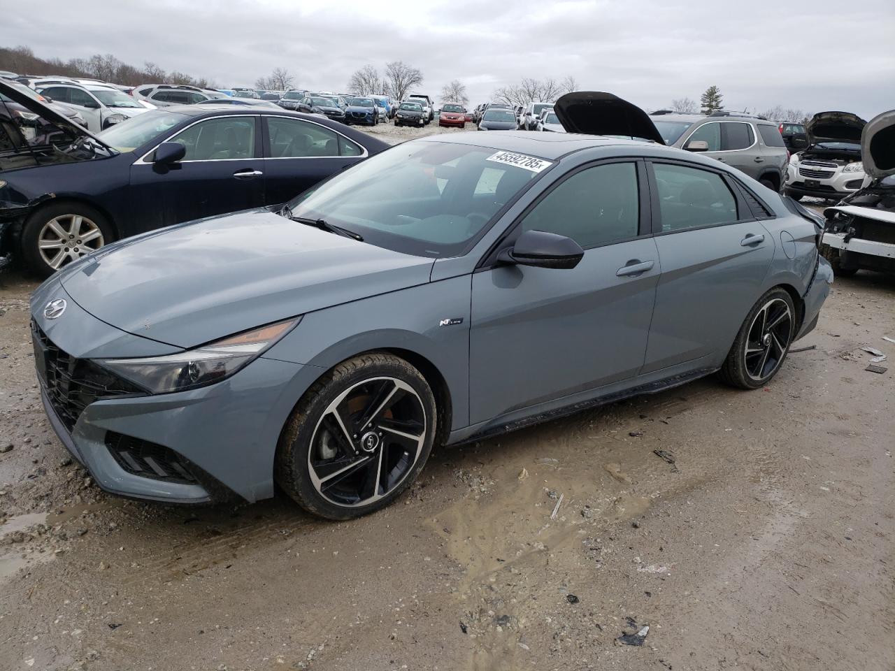2022 HYUNDAI ELANTRA N LINE VIN:KMHLR4AF4NU235591