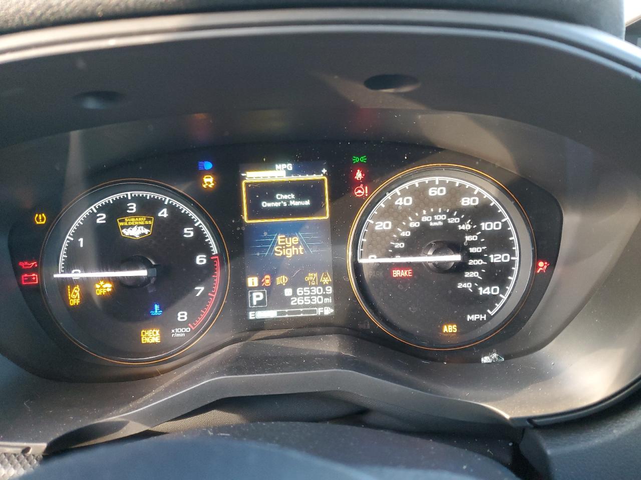 2024 SUBARU FORESTER WILDERNESS VIN:JF2SKAJCXRH425338