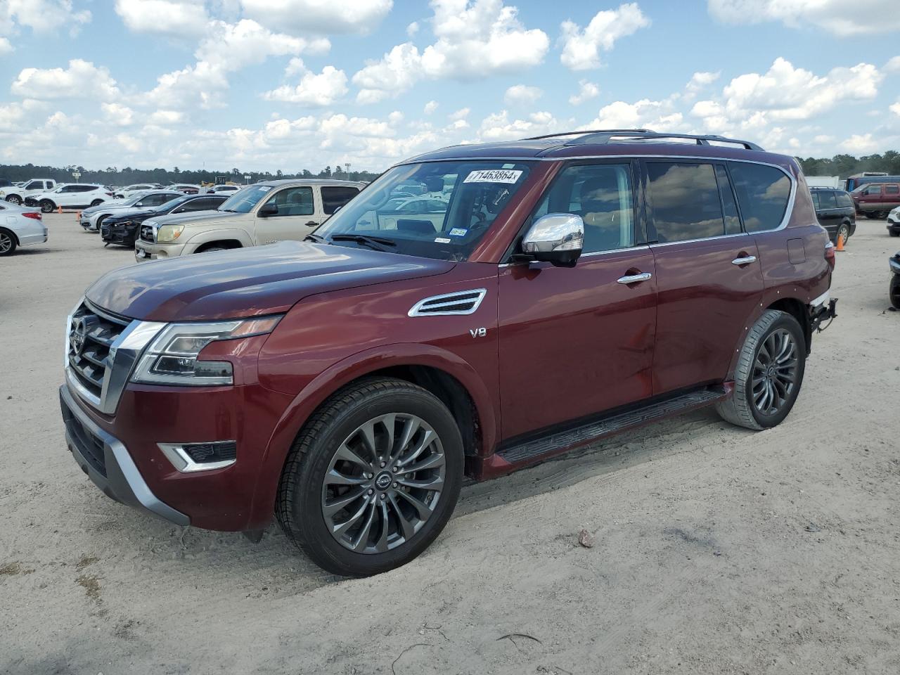 2022 NISSAN ARMADA PLATINUM VIN:JN8AY2DA6N9391318