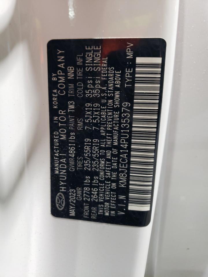 2023 HYUNDAI TUCSON LIMITED VIN:1FAHP3F2XCL224359