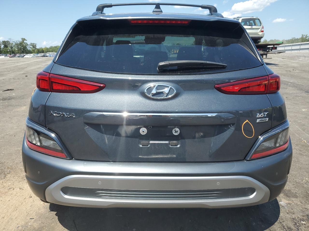 2022 HYUNDAI KONA LIMITED VIN:KM8K5CA36NU823581