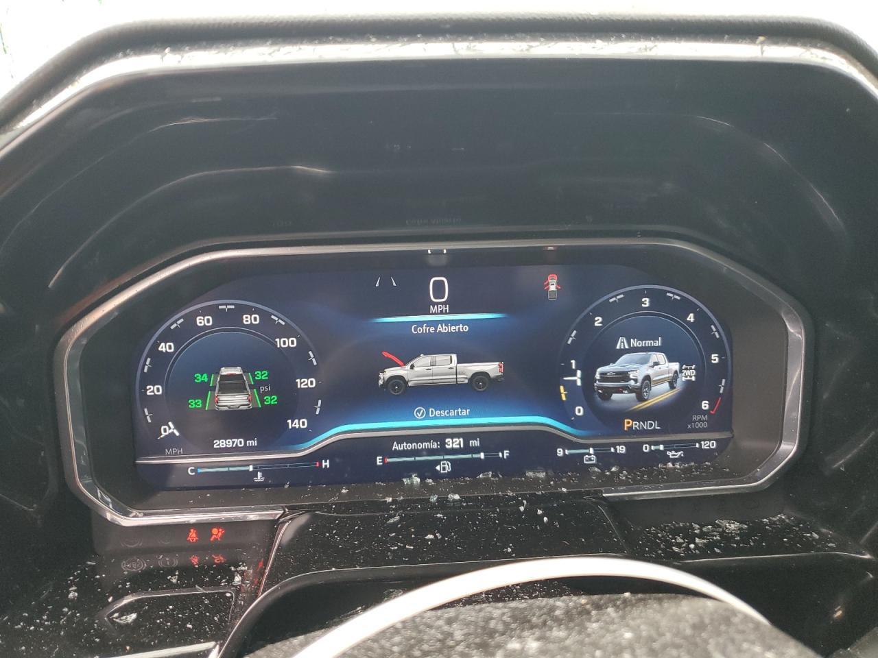 2023 CHEVROLET SILVERADO K1500 LT TRAIL BOSS VIN:3GCPDFEK7PG106497