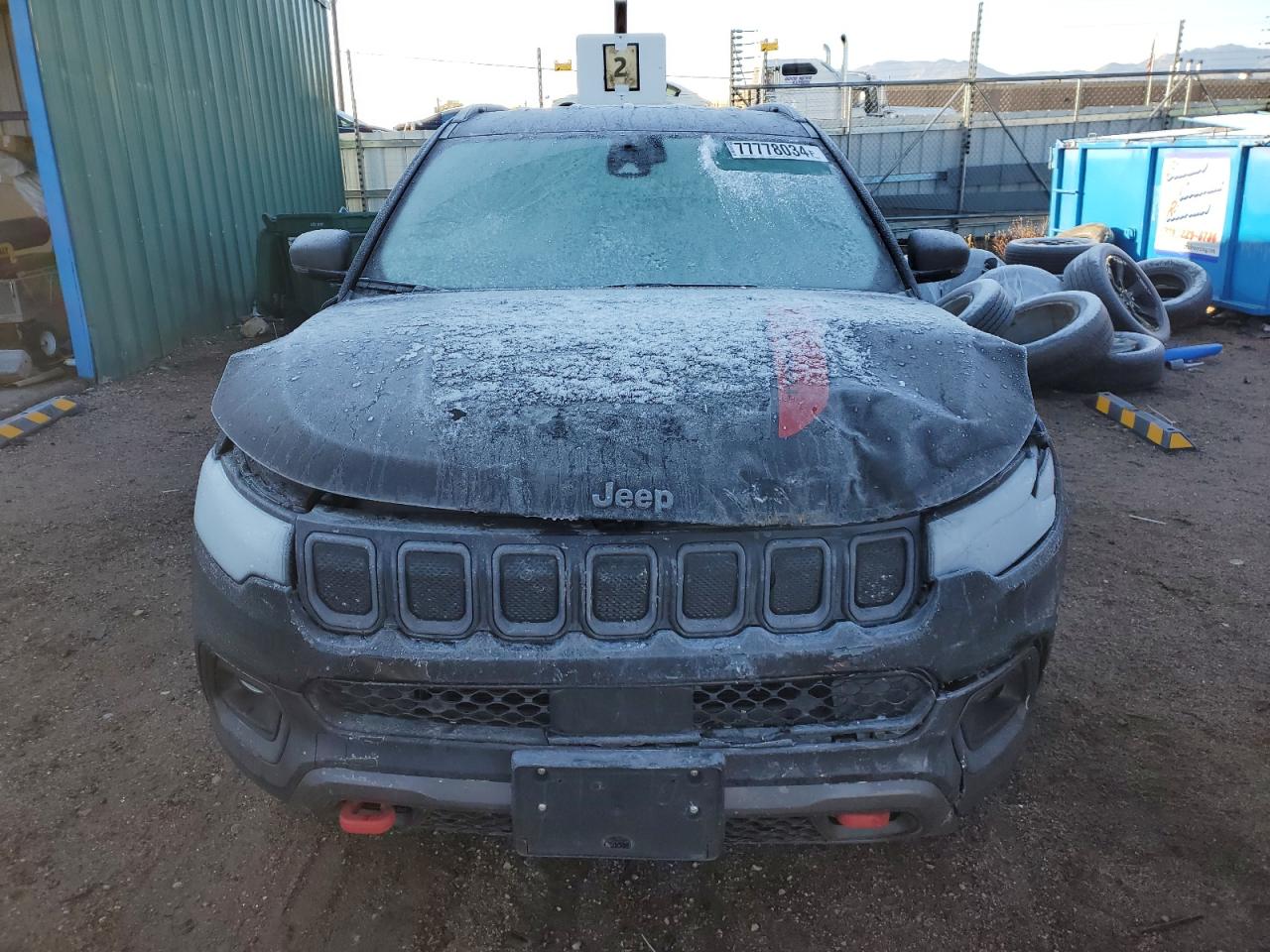 2022 JEEP COMPASS TRAILHAWK VIN:3C4NJDDB7NT130485