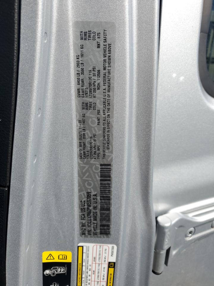 2023 JEEP WRANGLER RUBICON 4XE VIN:1C4JJXR60PW597059