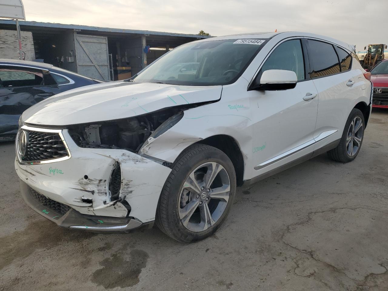 2023 ACURA RDX ADVANCE VIN:5J8TC2H78PL006074
