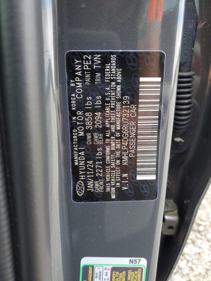 2024 HYUNDAI ELANTRA LIMITED VIN:KMHLP4DG6RU732139