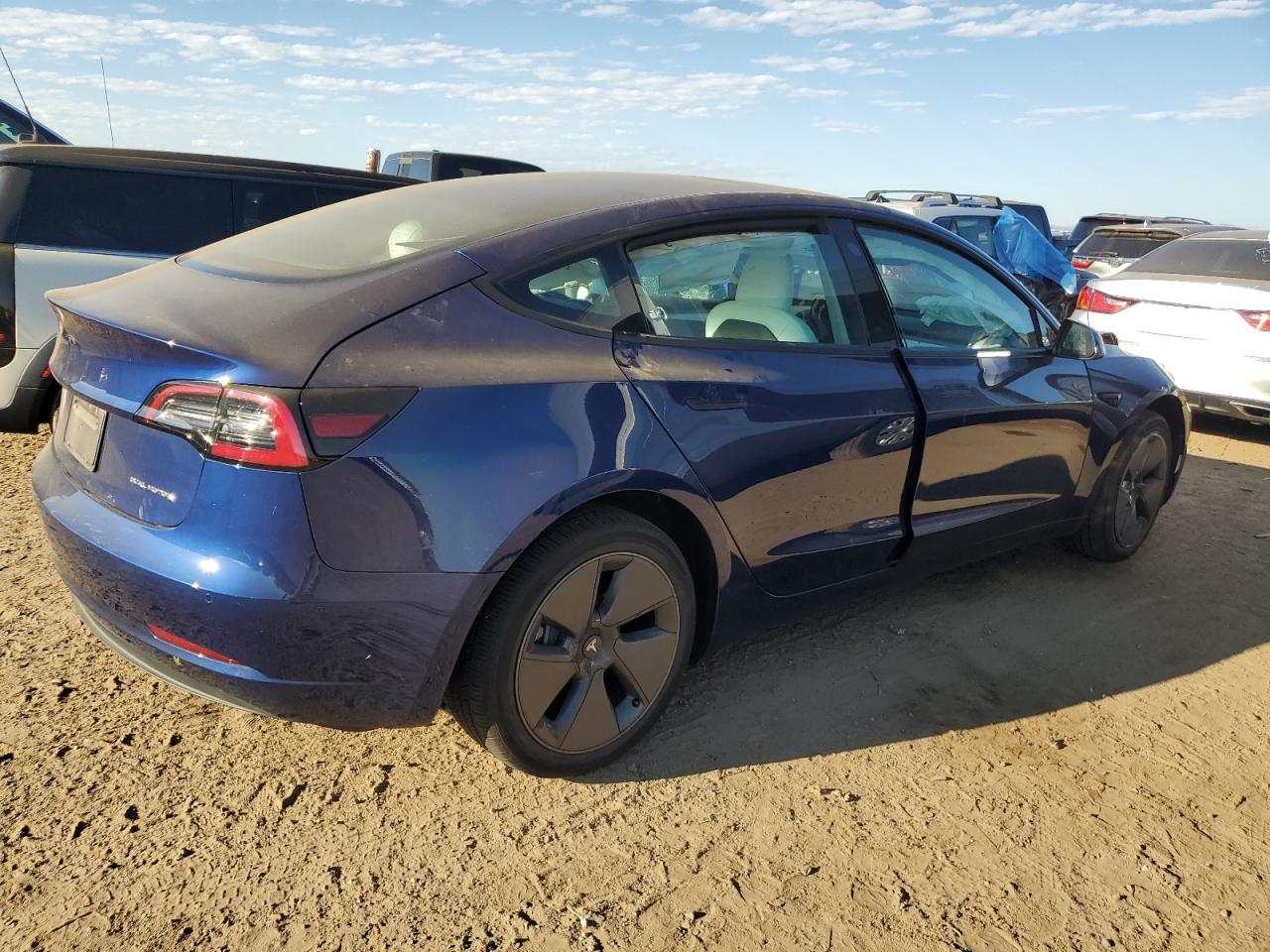 2022 TESLA MODEL 3  VIN:5YJ3E1EB6NF356119