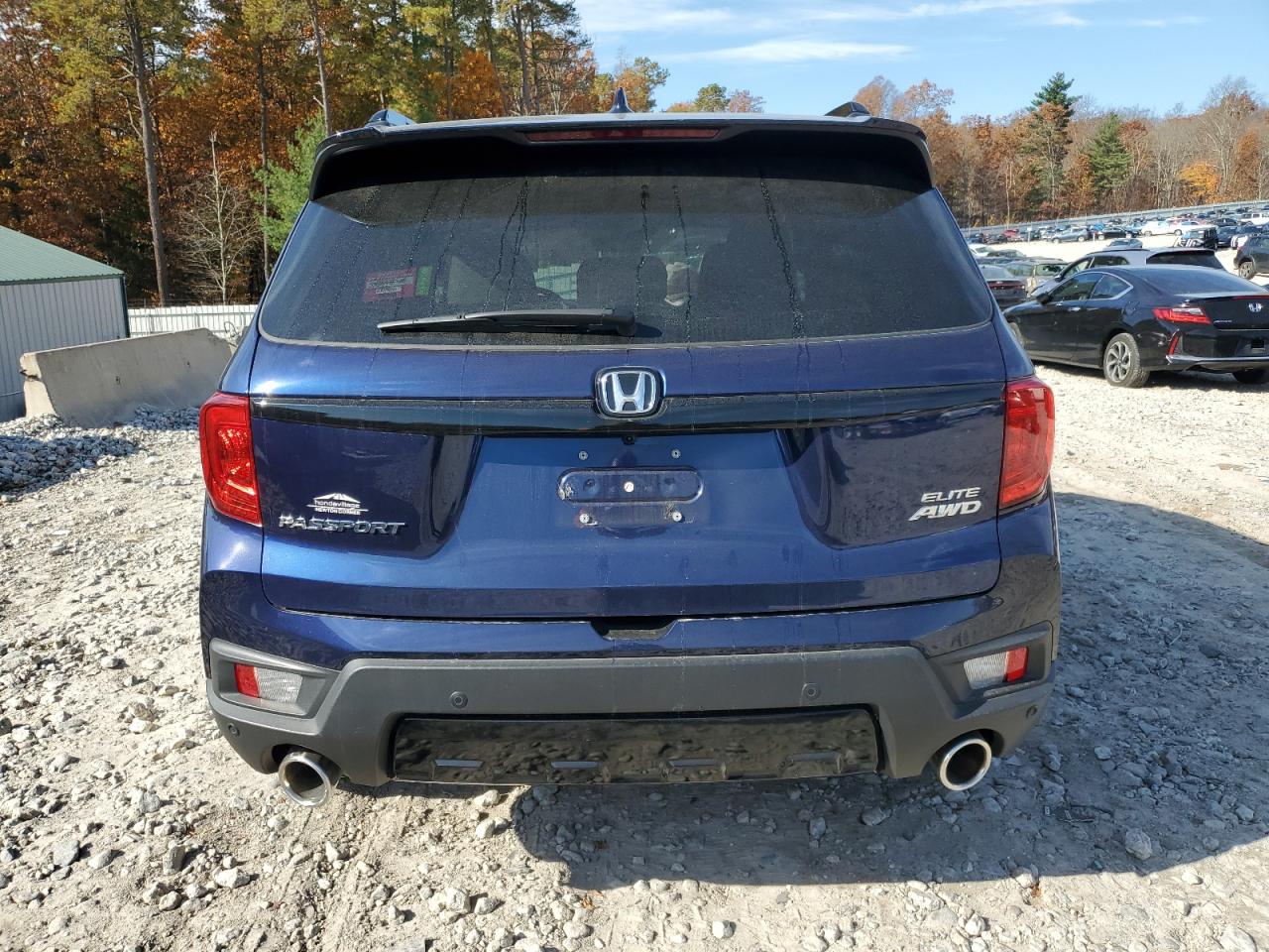 2022 HONDA PASSPORT ELITE VIN:5FNYF8H02NB013166