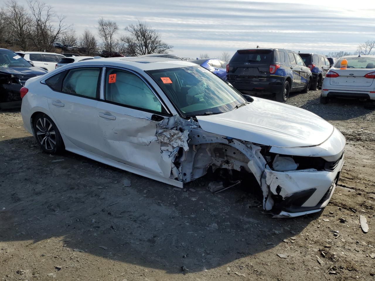 2022 HONDA CIVIC EX VIN:JHMFE1F71NX002763