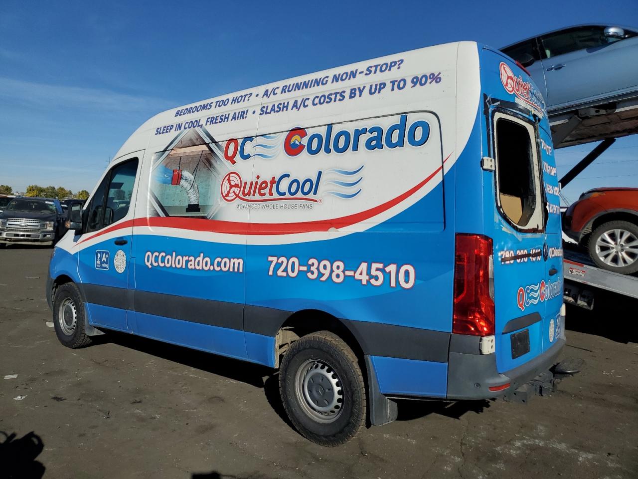 2022 MERCEDES-BENZ SPRINTER 2500 VIN:W1W4DBHY6NT092351