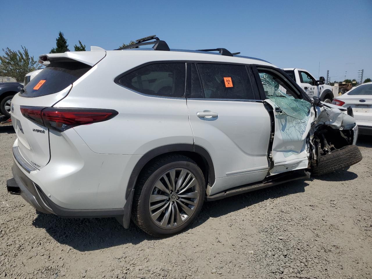 2022 TOYOTA HIGHLANDER HYBRID PLATINUM VIN:5TDEBRCH3NS074295