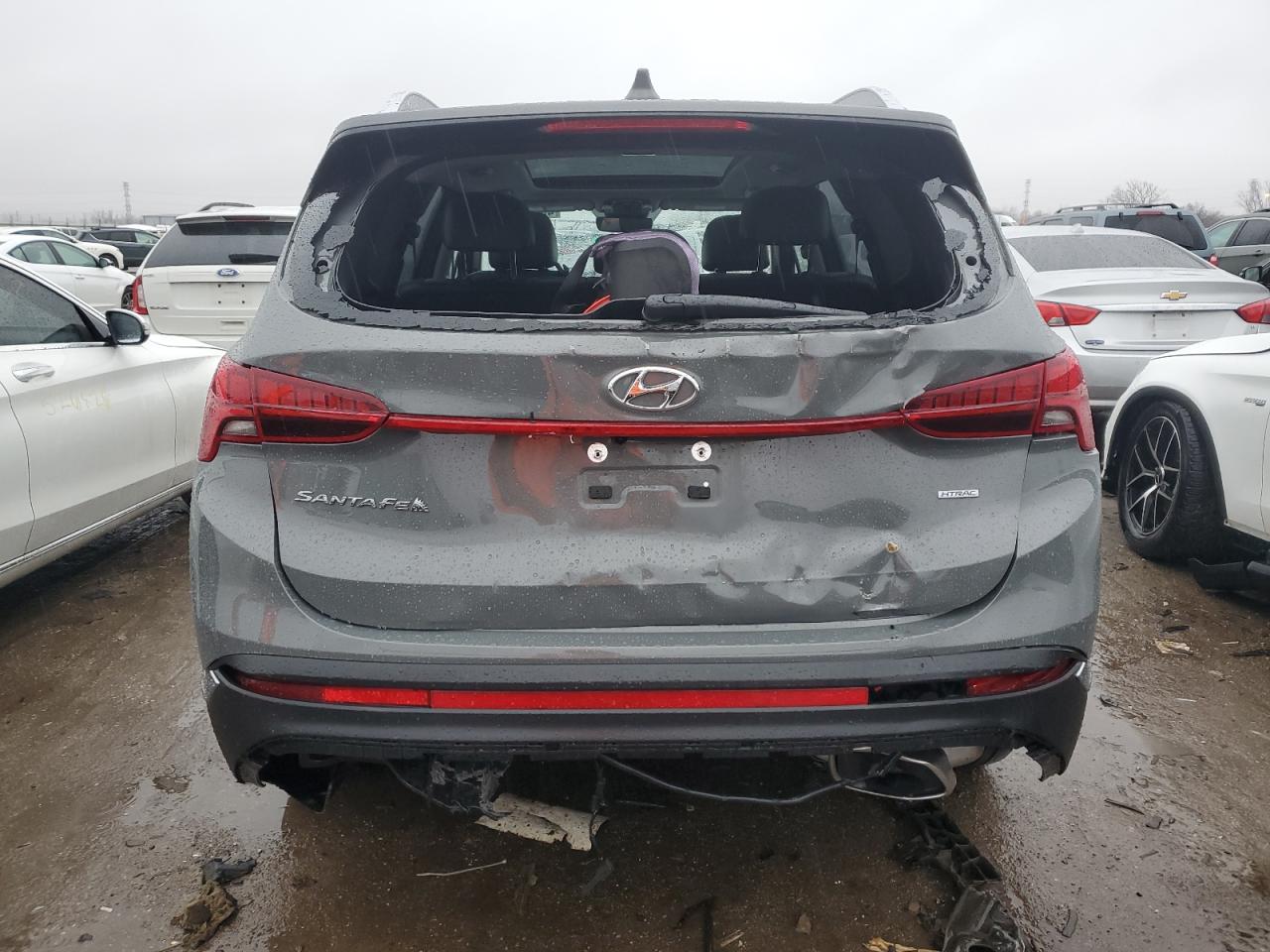 2022 HYUNDAI SANTA FE SEL VIN:5NMS3DAJ7NH472900