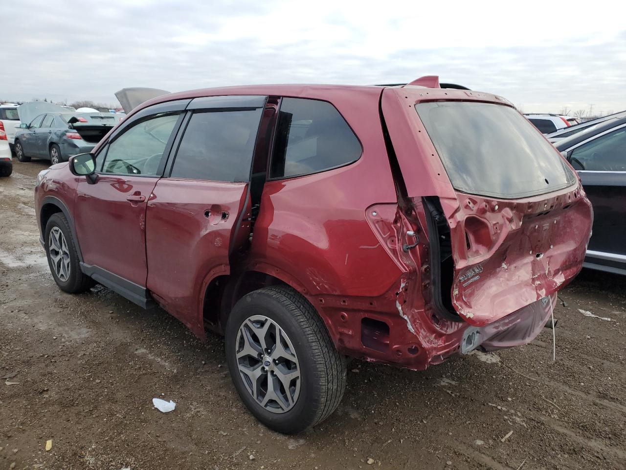 2022 SUBARU FORESTER PREMIUM VIN:JF2SKAEC6NH443677