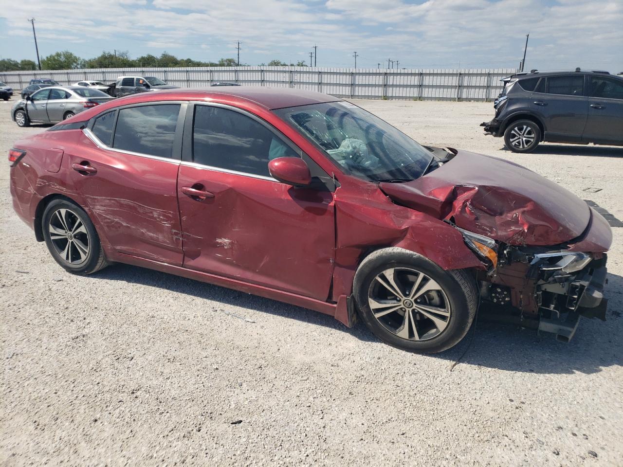 2022 NISSAN SENTRA SV VIN:3N1AB8CV5NY235465