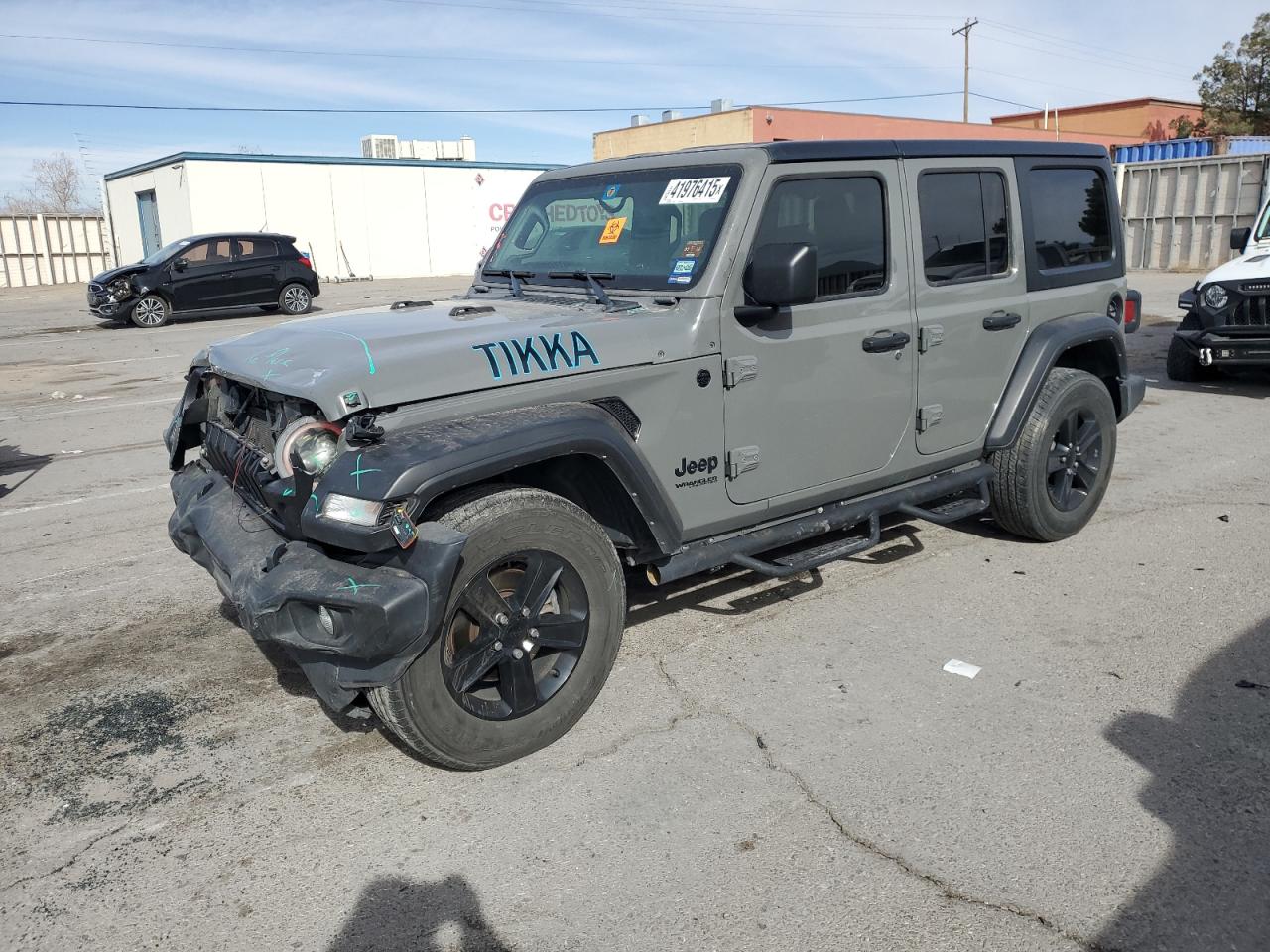 2022 JEEP WRANGLER UNLIMITED SPORT VIN:1C4HJXDN9NW163815