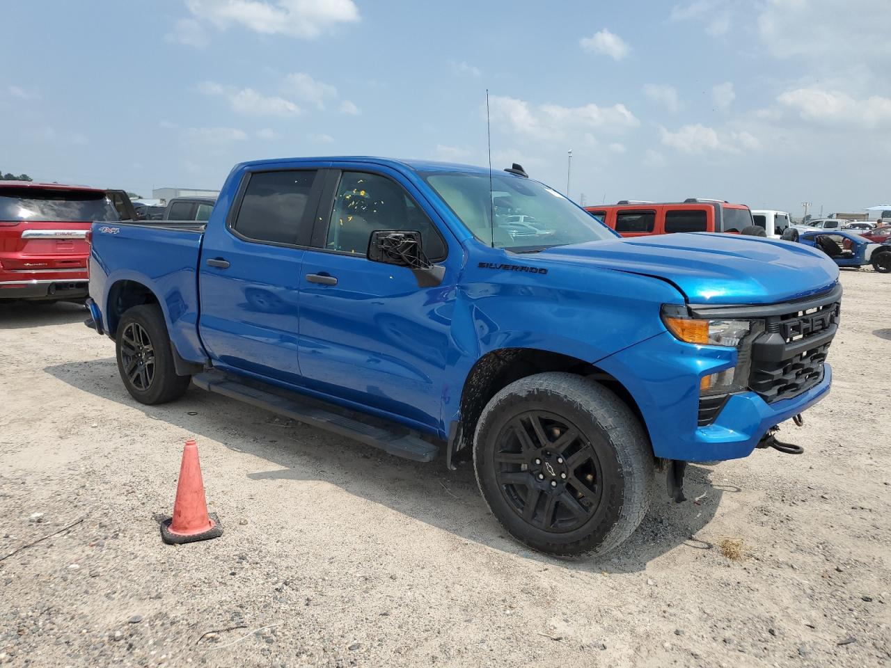 2022 CHEVROLET SILVERADO K1500 CUSTOM VIN:1GCPDBEK9NZ550504