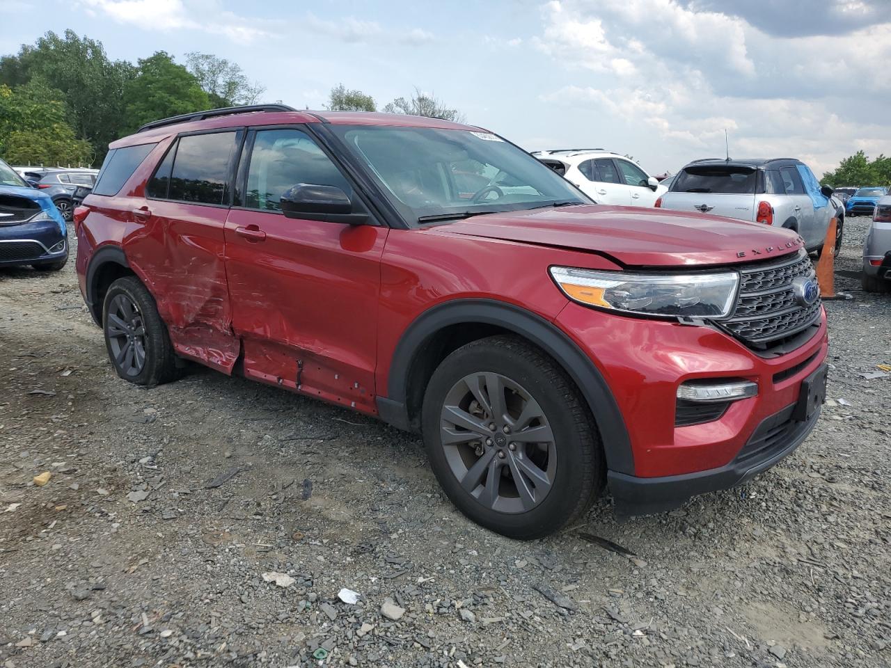 2022 FORD EXPLORER XLT VIN:1FMSK8DH2NGB63454