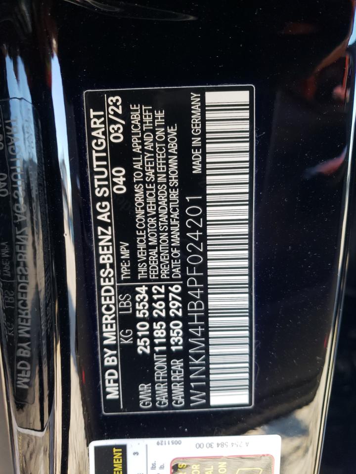 2023 MERCEDES-BENZ GLC 300 4MATIC VIN:W1NKM4HB4PF024201