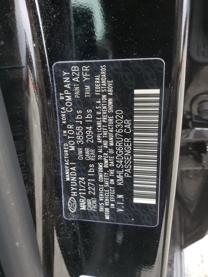 2024 HYUNDAI ELANTRA SEL VIN:KMHLS4DG6RU763020
