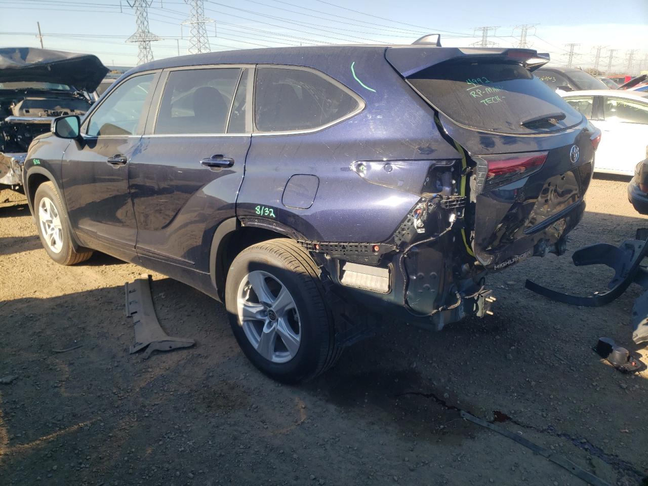 2023 TOYOTA HIGHLANDER L VIN:5TDKDRAHXPS510689