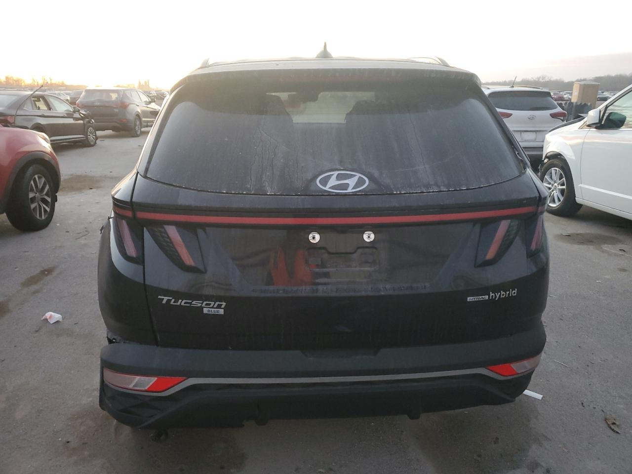 2022 HYUNDAI TUCSON BLUE VIN:KM8JBCA18NU053080