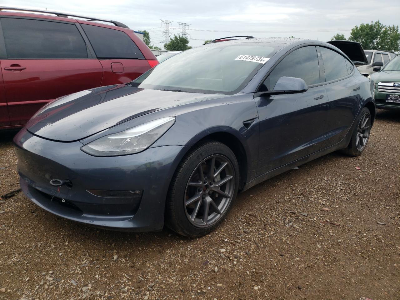 2022 TESLA MODEL 3  VIN:5YJ3E1EB3NF182851