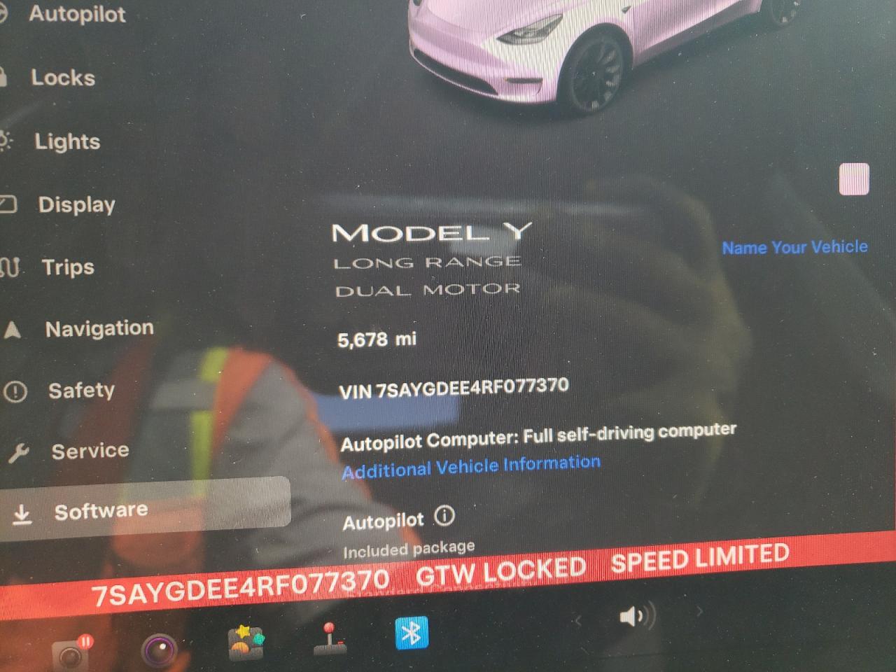 2024 TESLA MODEL Y  VIN:7SAYGDEE4RF077370