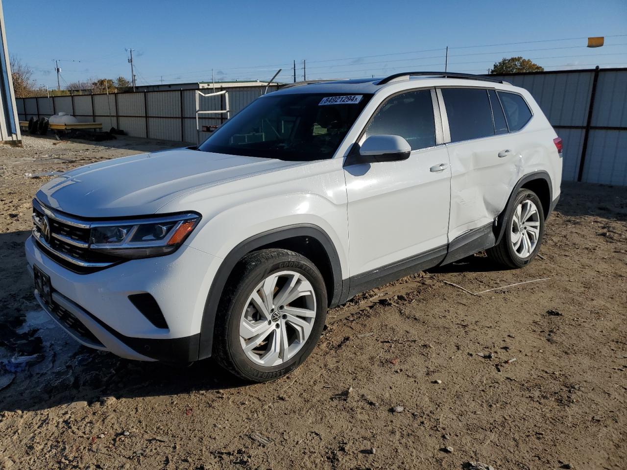 2022 VOLKSWAGEN ATLAS SE VIN:1V2KR2CA9NC554317