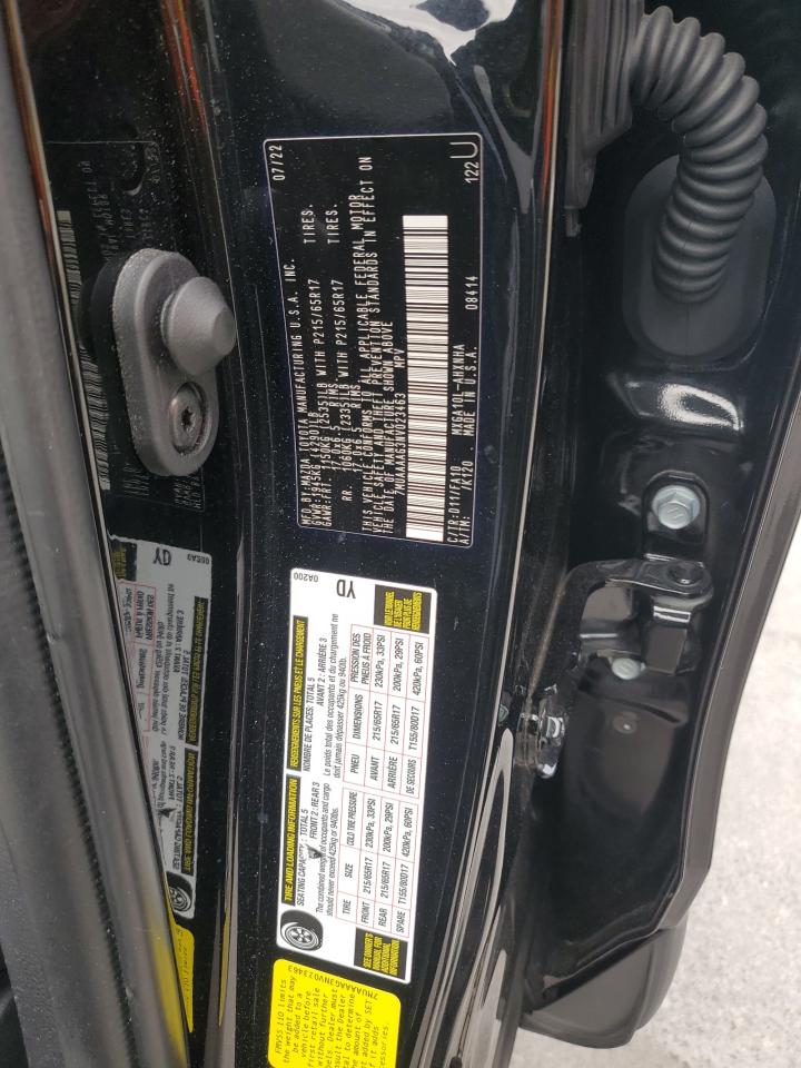 2022 TOYOTA COROLLA CROSS L VIN:7MUAAAAG3NV023463