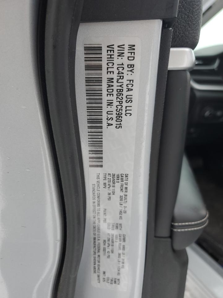 2023 JEEP GRAND CHEROKEE LIMITED 4XE VIN:1C4RJYB62PC596015
