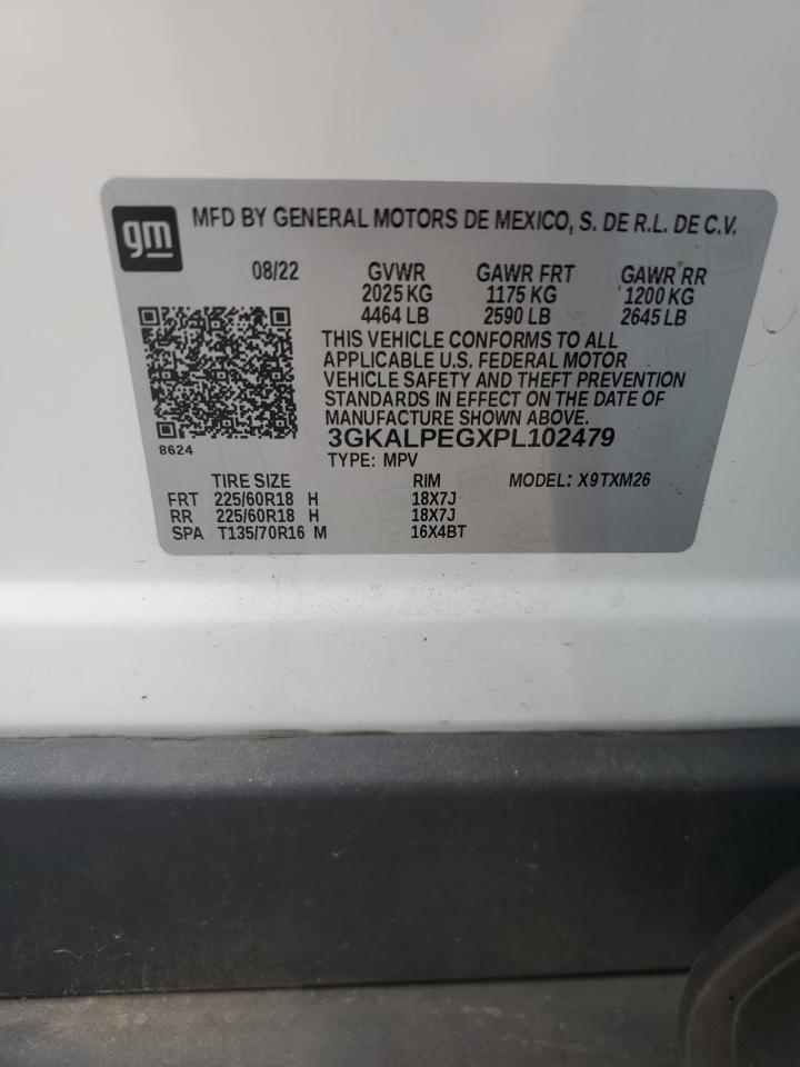 2023 GMC TERRAIN SLT VIN:3GKALPEGXPL102479