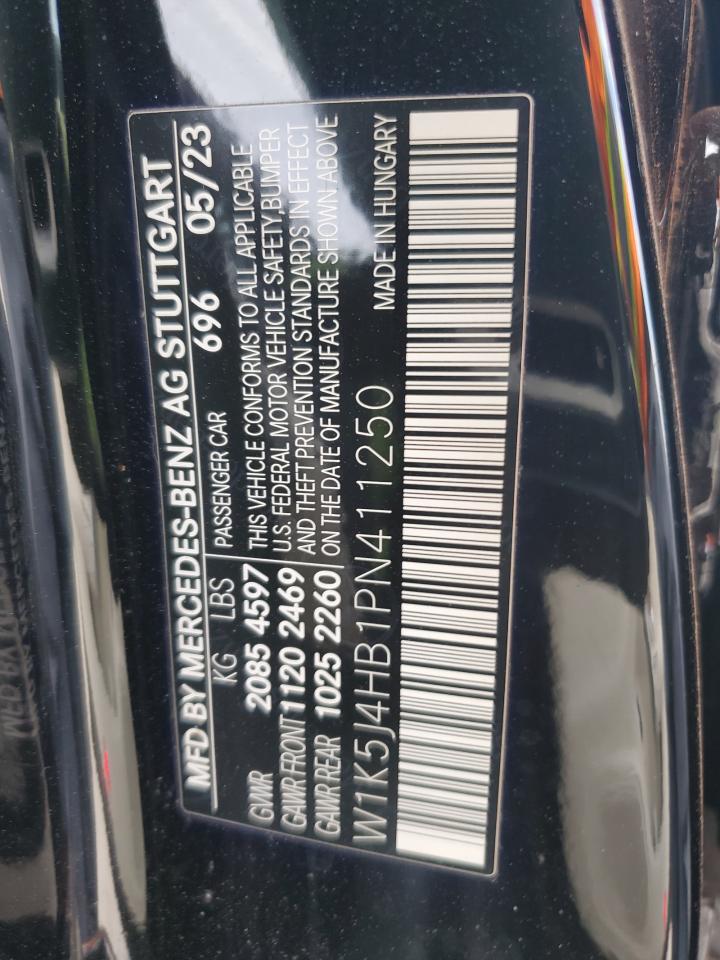 2023 MERCEDES-BENZ CLA 250 4MATIC VIN:W1K5J4HB1PN411250