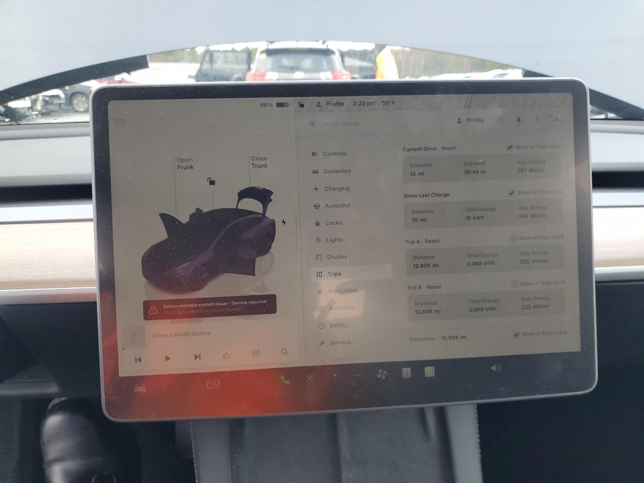 2023 TESLA MODEL 3  VIN:5YJ3E1EA0PF688261