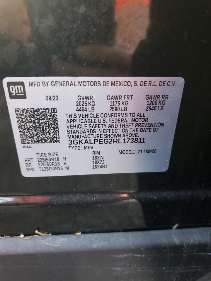 2024 GMC TERRAIN SLT VIN:3GKALPEG2RL173811
