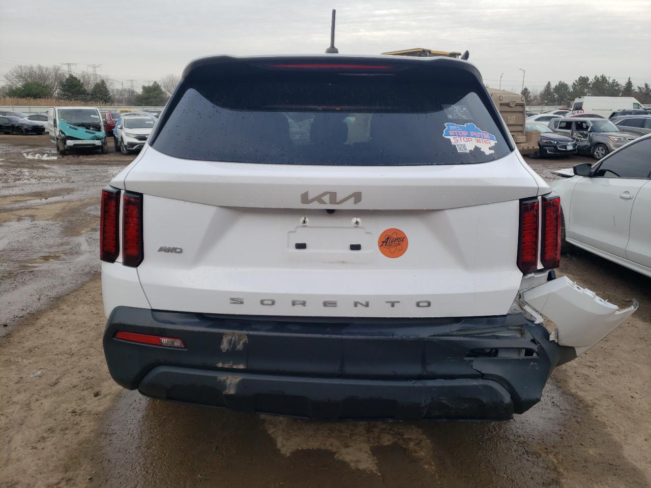 2022 KIA SORENTO LX VIN:5XYRGDLC1NG098330