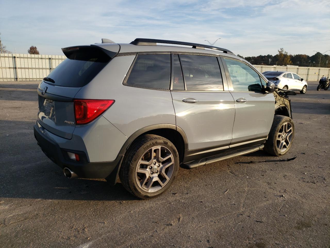 2022 HONDA PASSPORT EXL VIN:5FNYF8H57NB001140