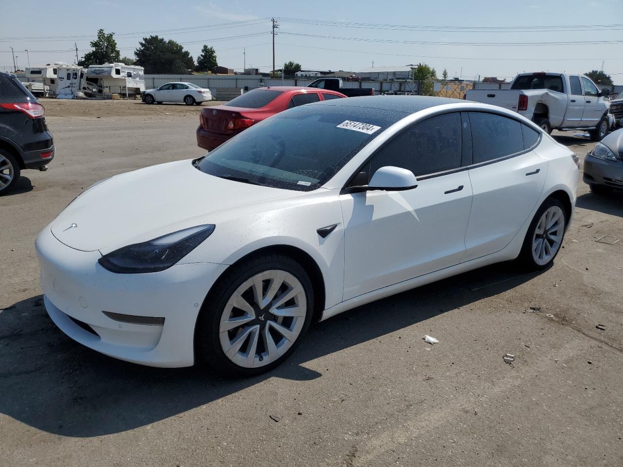 2022 TESLA MODEL 3  VIN:5YJ3E1EA5NF290492