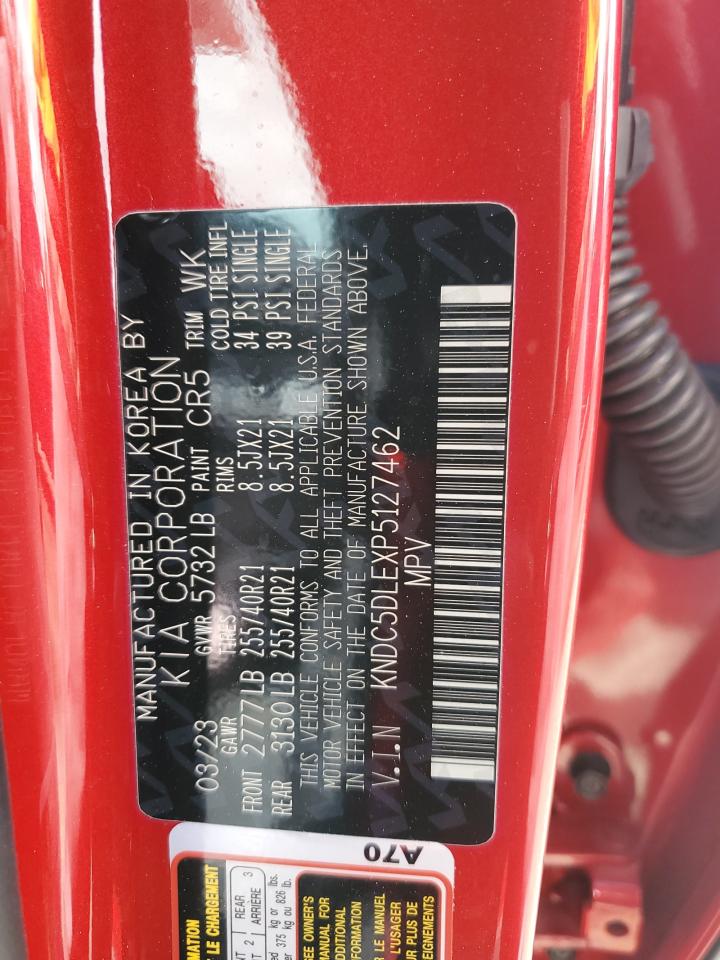 2023 KIA EV6 GT VIN:KNDC5DLEXP5127462