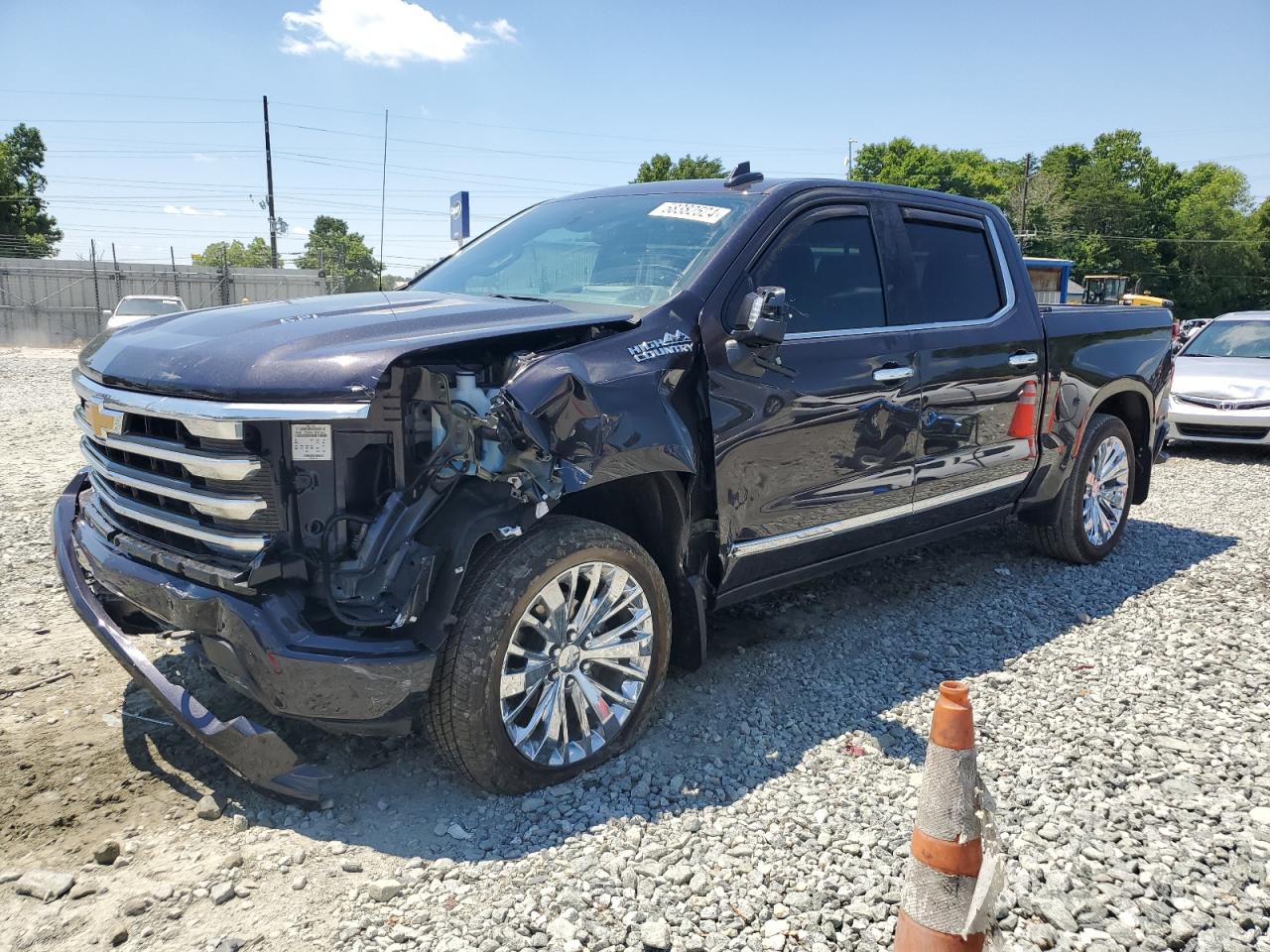 2023 CHEVROLET SILVERADO K1500 HIGH COUNTRY VIN:3GCUDJEL6PG166284