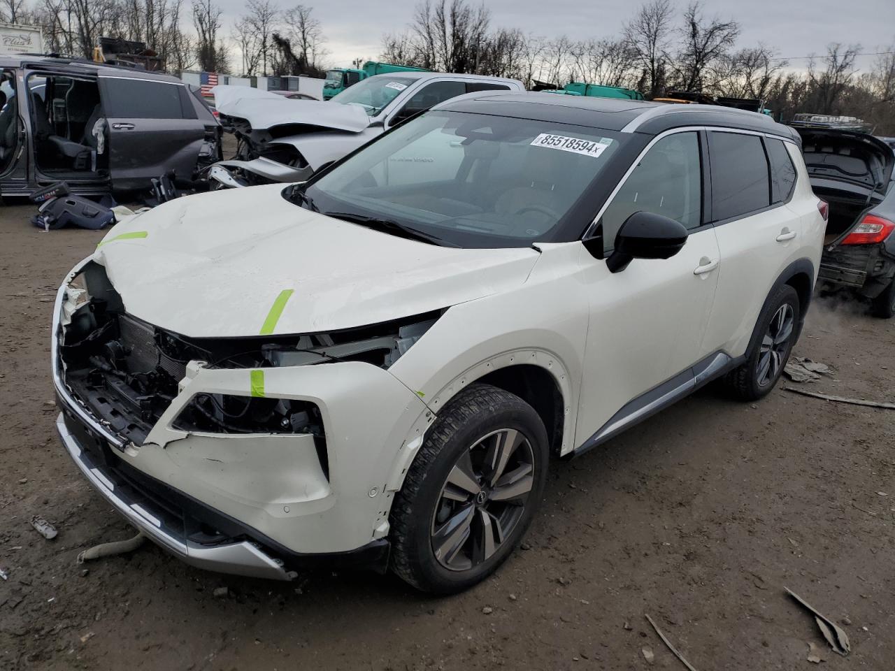 2022 NISSAN ROGUE PLATINUM VIN:JN8BT3DD7NW274853