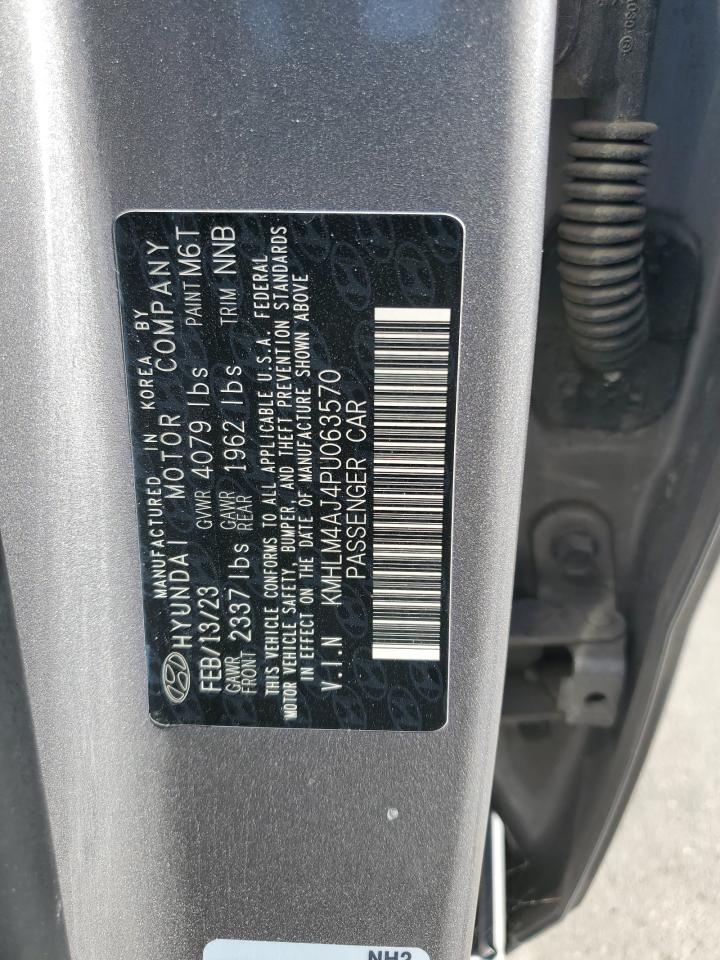 2023 HYUNDAI ELANTRA BLUE VIN:KMHLM4AJ4PU063570