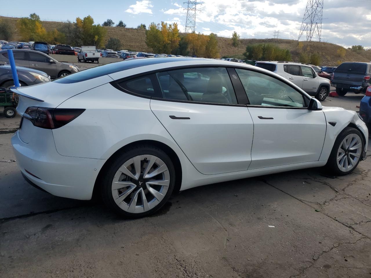 2022 TESLA MODEL 3  VIN:5YJ3E1EA3NF143846