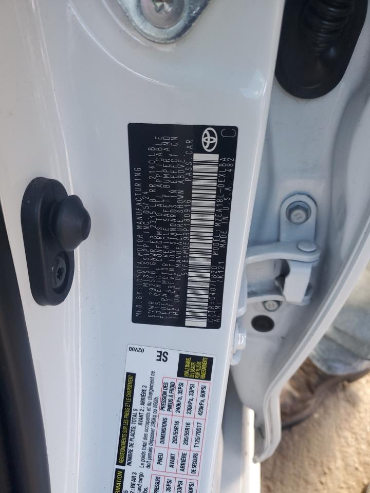 2024 TOYOTA COROLLA LE VIN:1G1ZD5ST7LF035547